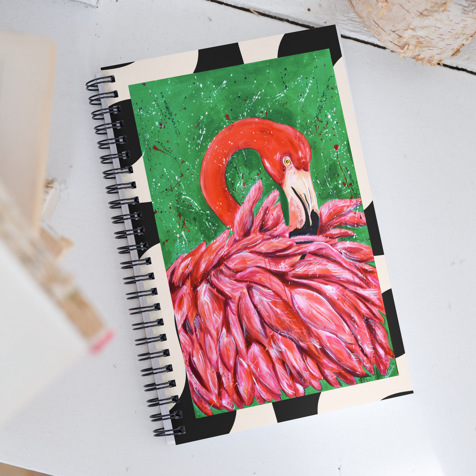 Monty Mingo Spiral notebook