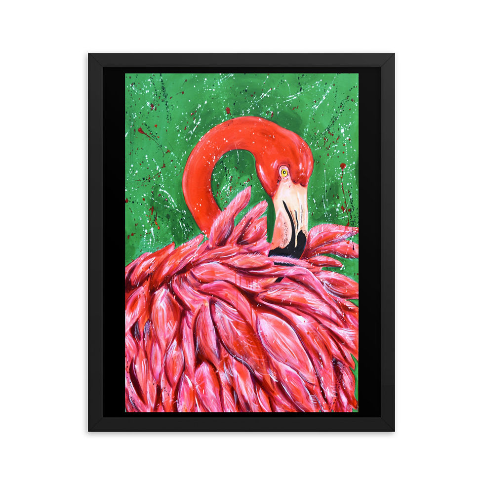 Thumbnail: Monty Mingo - Framed Art Print