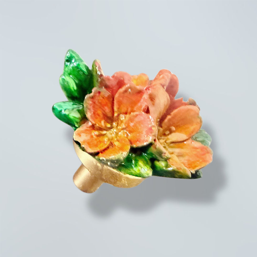 Thumbnail: Floral Cabinet Pull /Sizzling Sunburst