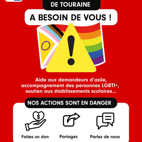LE CENTRE LGBTI DE TOURAINE A BESOIN DE VOUS !
