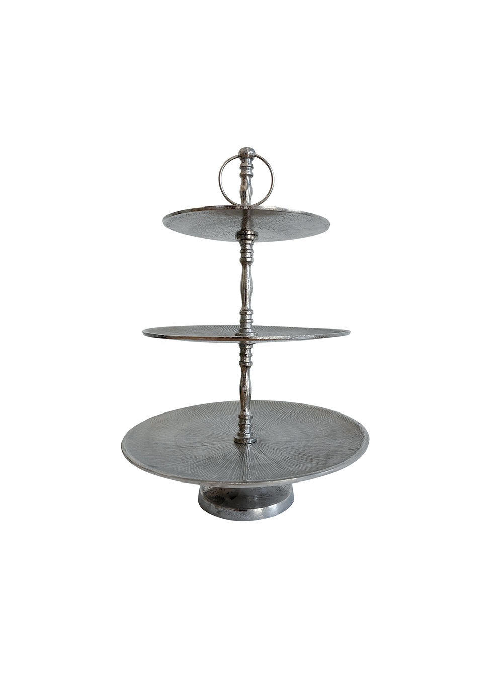 Silver Three Tiered Stand