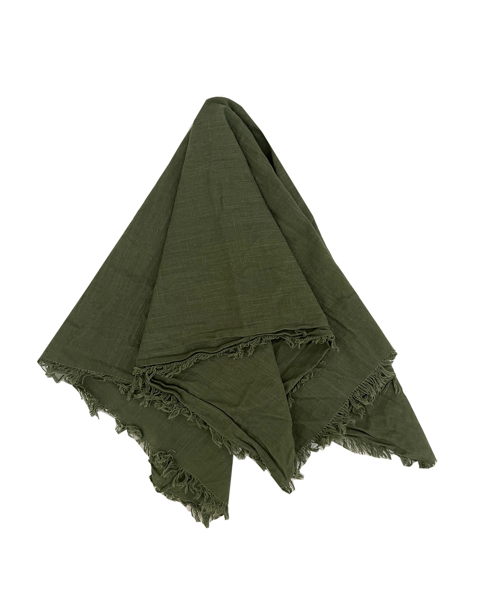 Sage Fringe Napkin