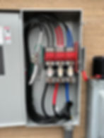 AC disconnect install