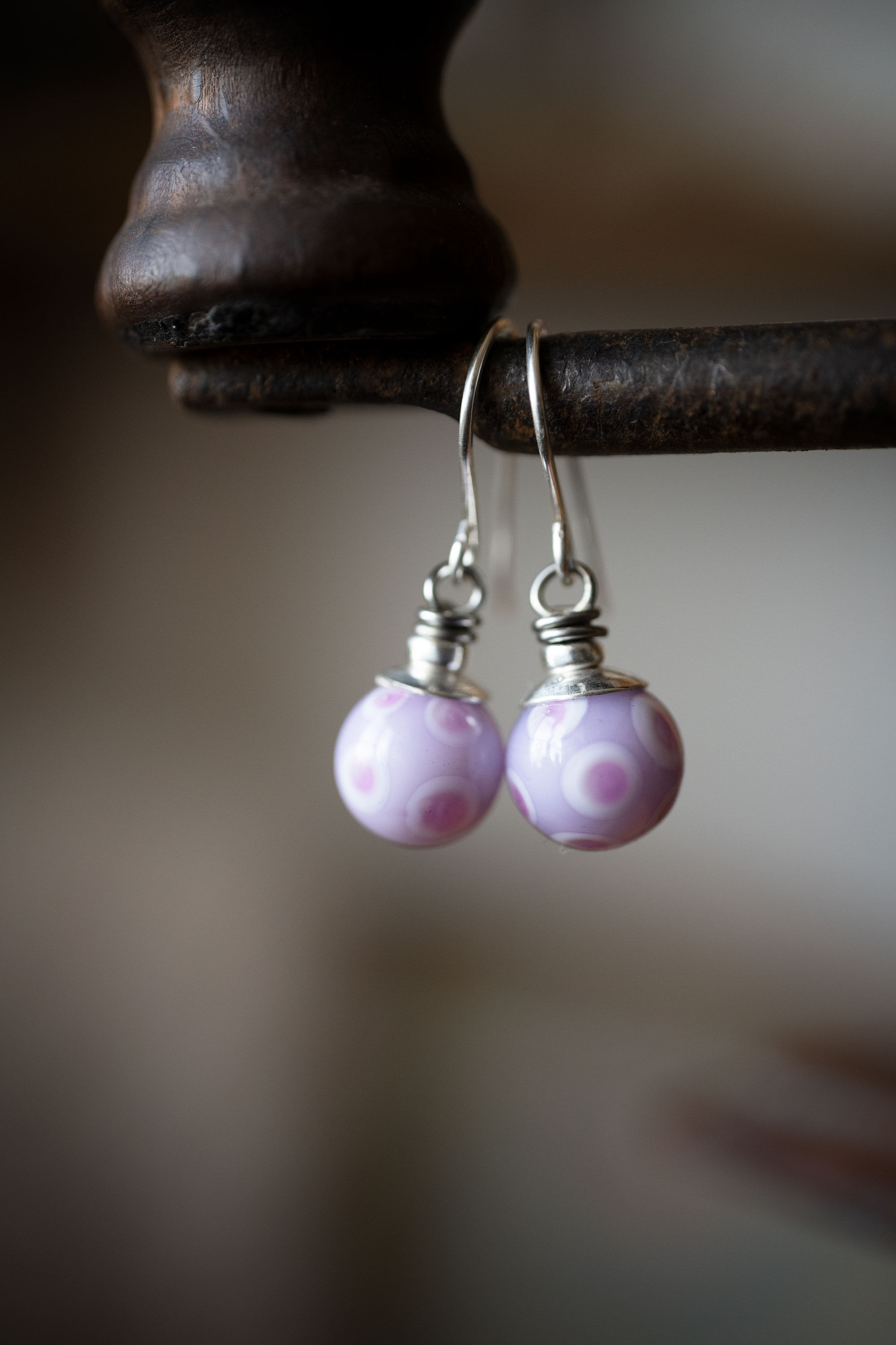 SUR COMMANDE • les p'tites polka • lollipop • verre et argent