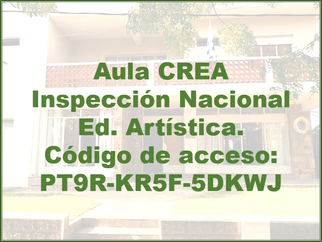 Curso CREA  Insp. Nal. Ed. Artística.