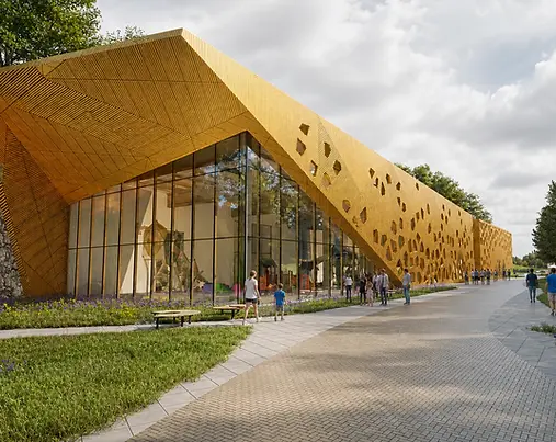 Veszprém Zoo Fejesvölgyi bejárat és többfunkciós épület