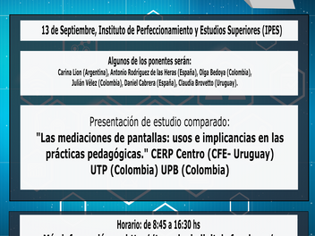 Jornada abierta: "La investigación educativa en el contexto tecnológico: en clave de redimensio
