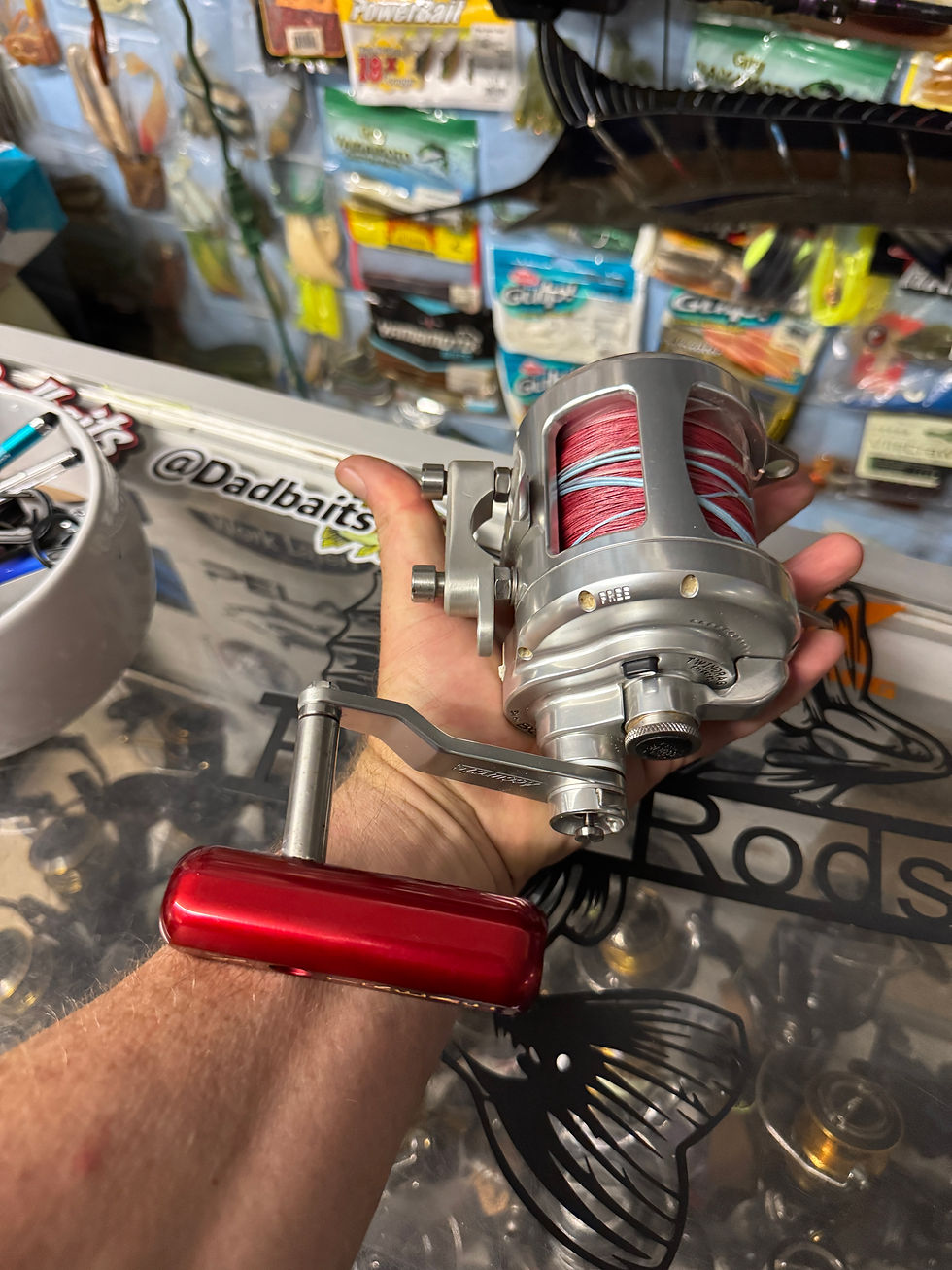 Thumbnail: Accurate Boss Xtreme 30 BX2 two speed salt water conventional reel