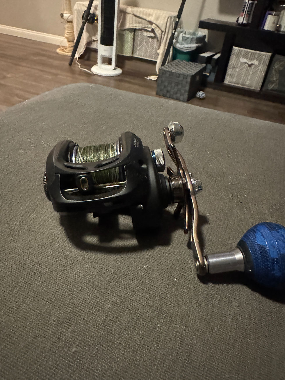 Thumbnail: Lefty Daiwa Lexa 400 HSL-P casting reel