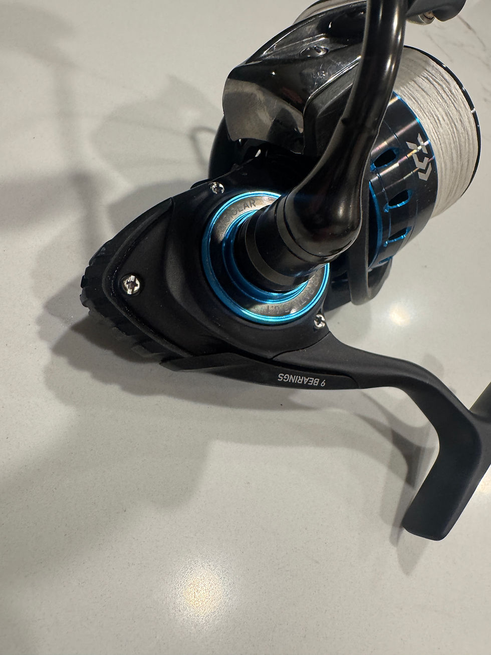 Thumbnail: Daiwa Saltist 3000 salt water spinning reel. 