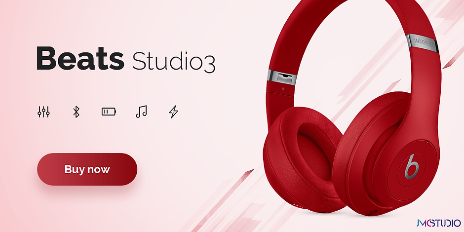BEATS STUDIO Marca líder en el Mercado de los Auriculares, con una Branding ya desarrollado enfocado a personas amante música