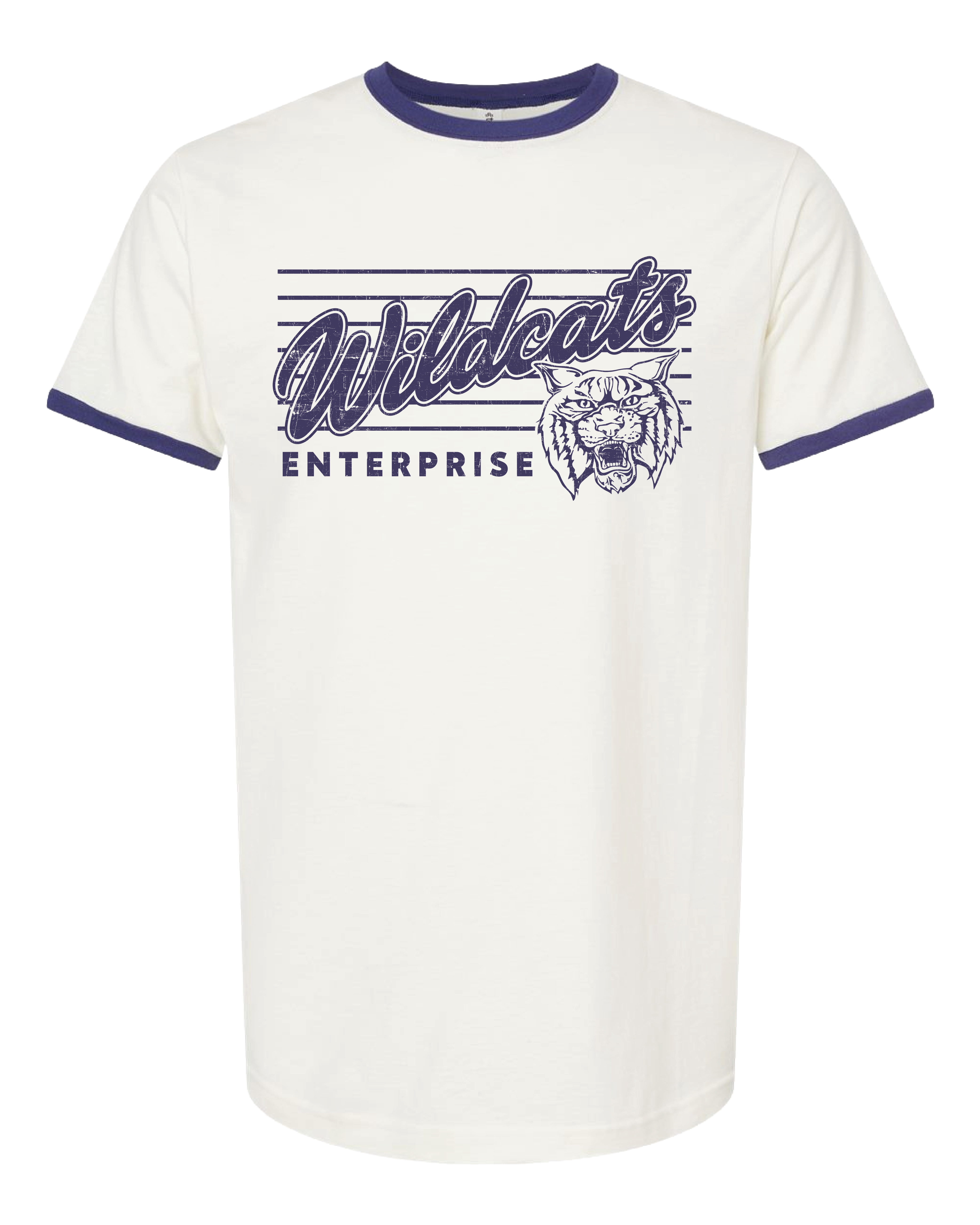 OldSchool Wildcats Ringer Tee (3500)