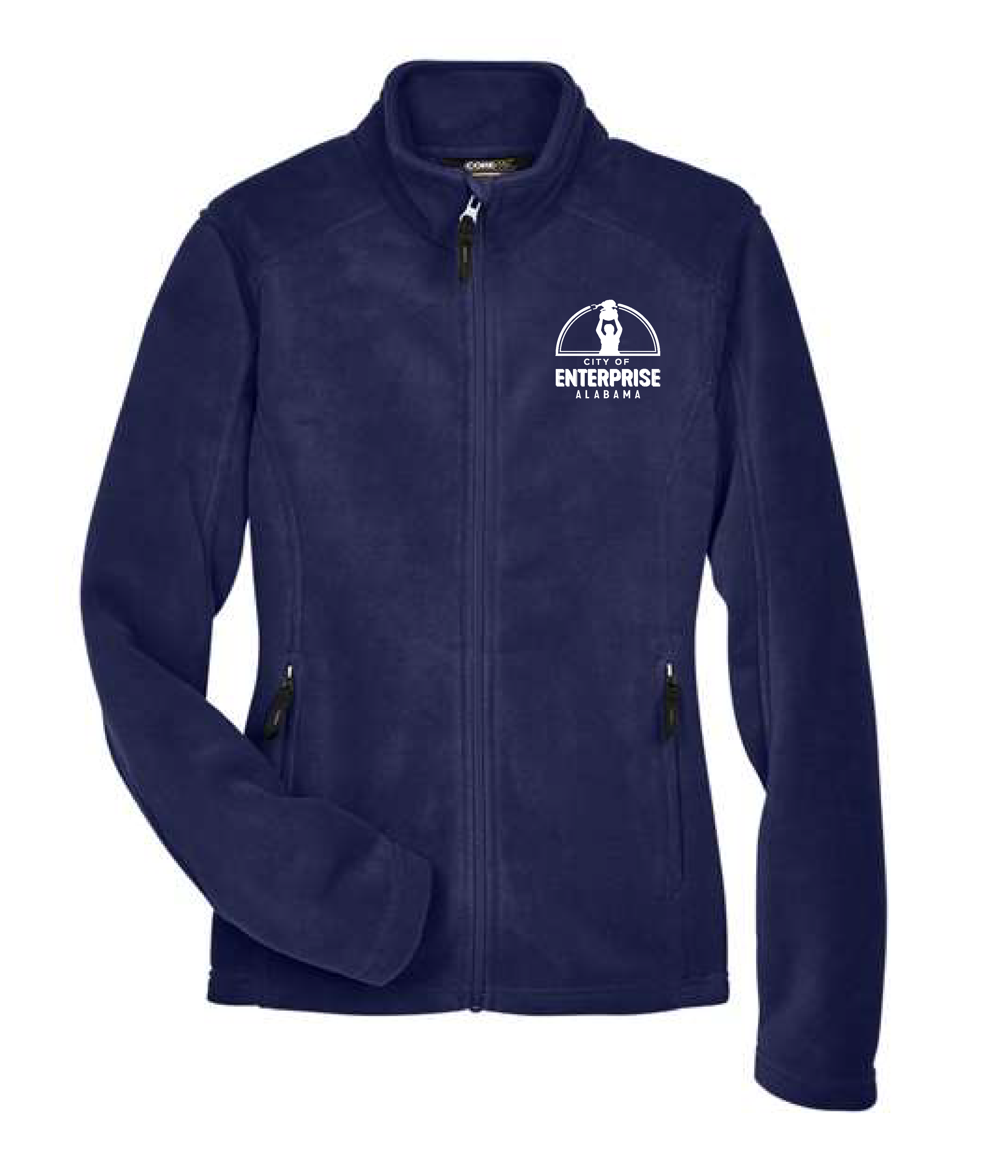 3192 CORE365 78190 (1) WOMEN'S JOURNEY FLEECE JACKET -  MONUMENT LOGO