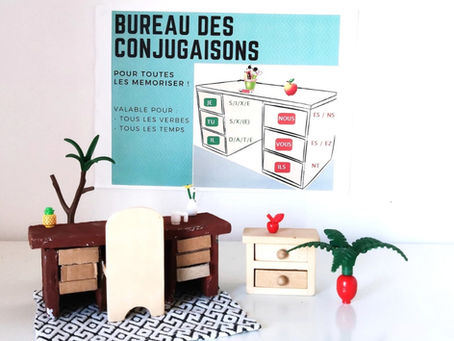 Le bureau des conjugaisons, un outil pour mémoriser