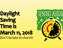 Am Sonntag die Uhr vorstellen!