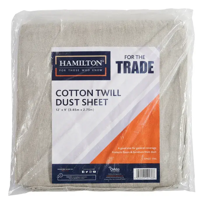 Hamilton For the Trade Dust Sheet 12' x 9'
