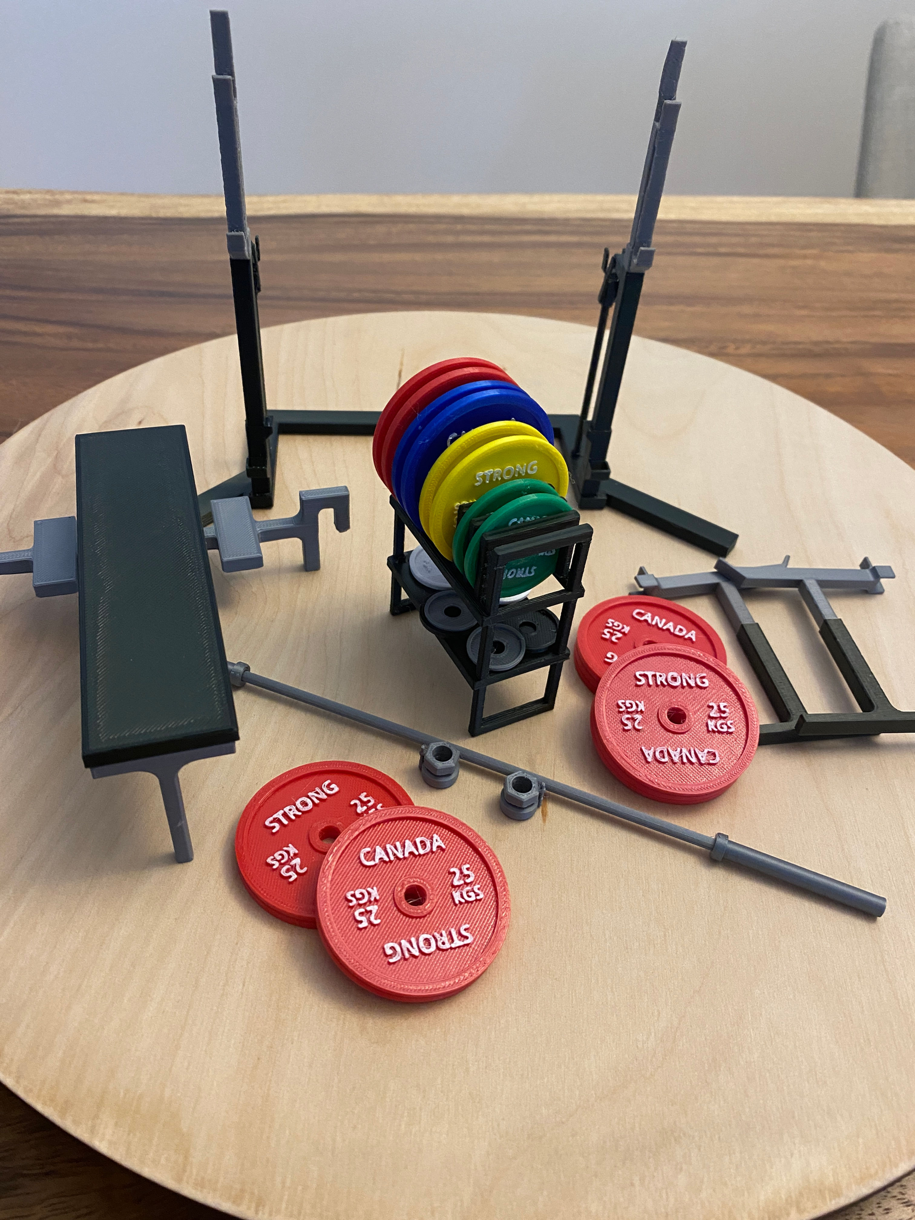 3D Printed Powerlifting Combo Rack Large Package