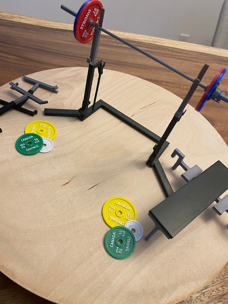 Thumbnail: 3D Printed Powerlifting Combo Rack Small Package