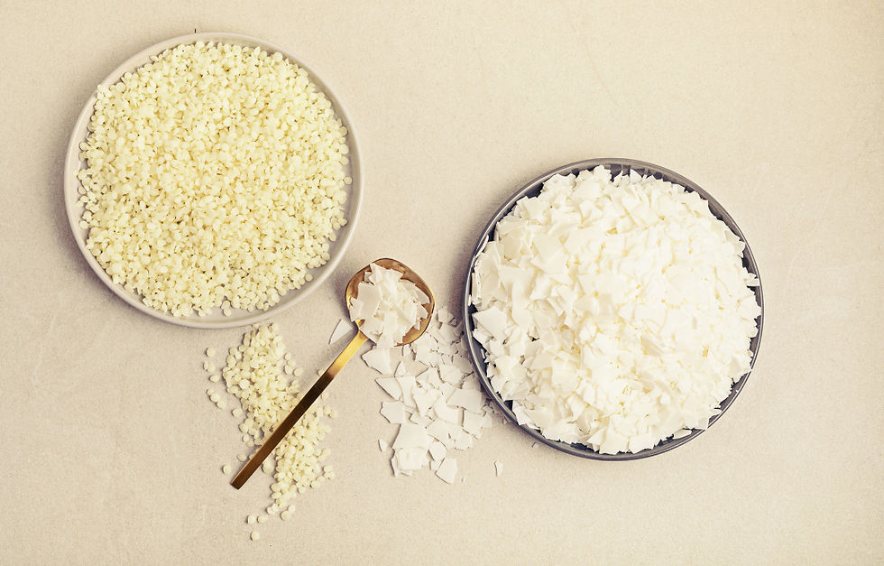 soya wax ve parafin