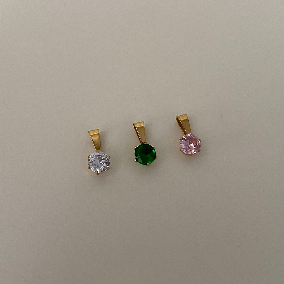 Thumbnail: Round Zircon Charms