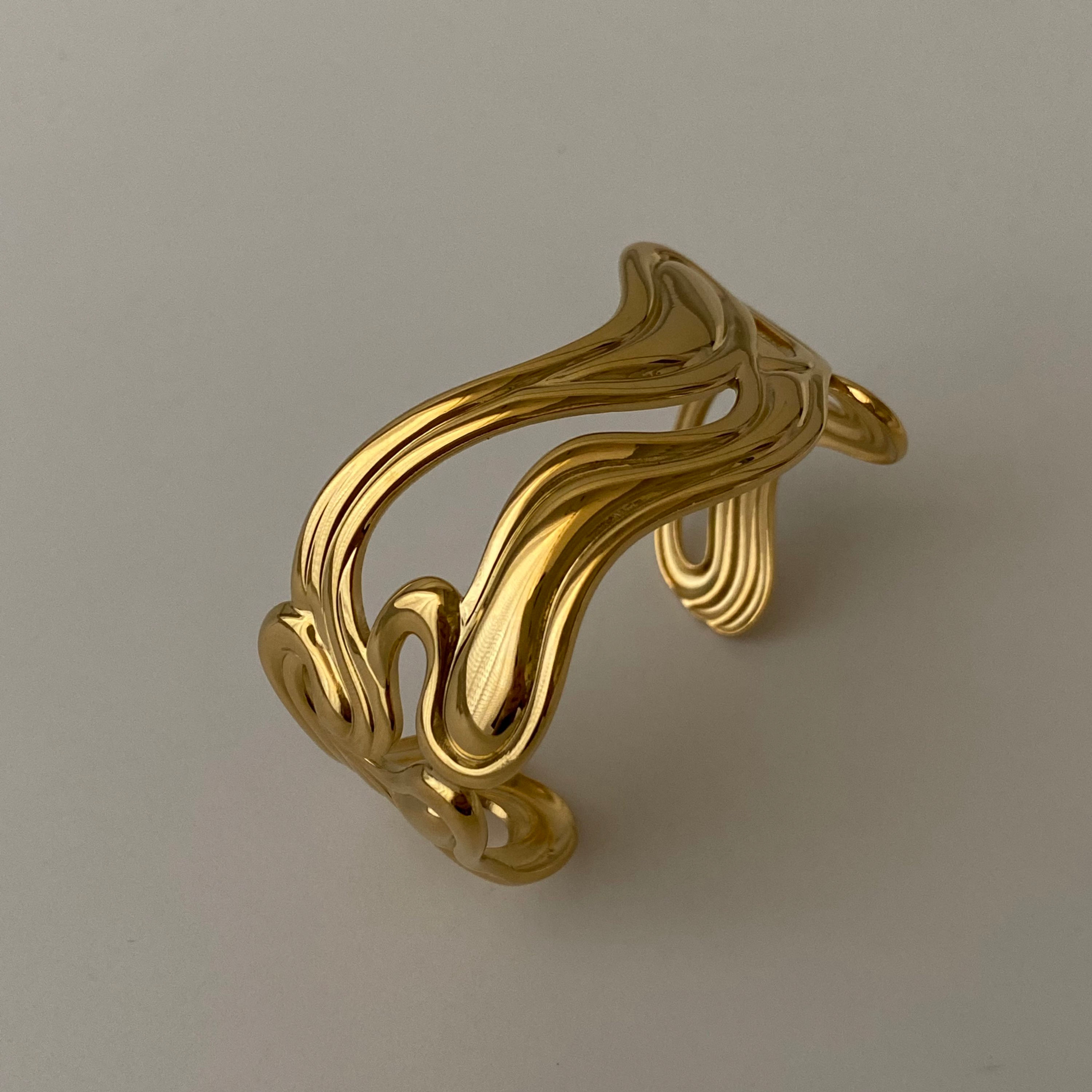 Beach Waves Cuff Bracelet