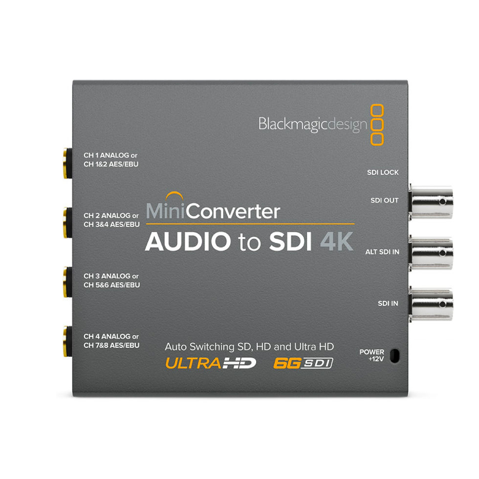 BMD Mini Converter - Audio to SDI 4K