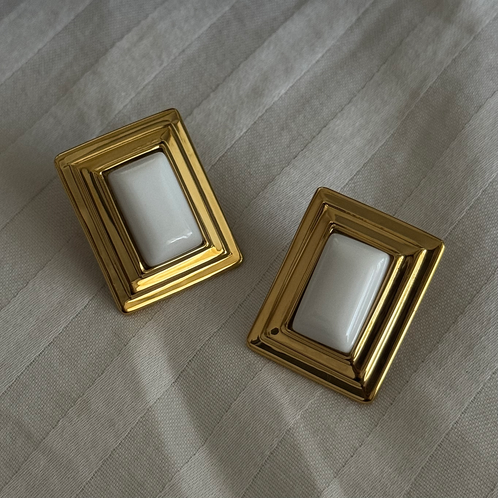 Thumbnail: Ralph White Earrings