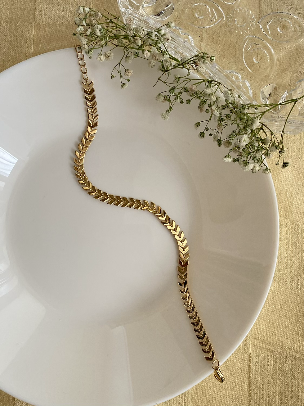 Take It or Leave It Anklet - Gold