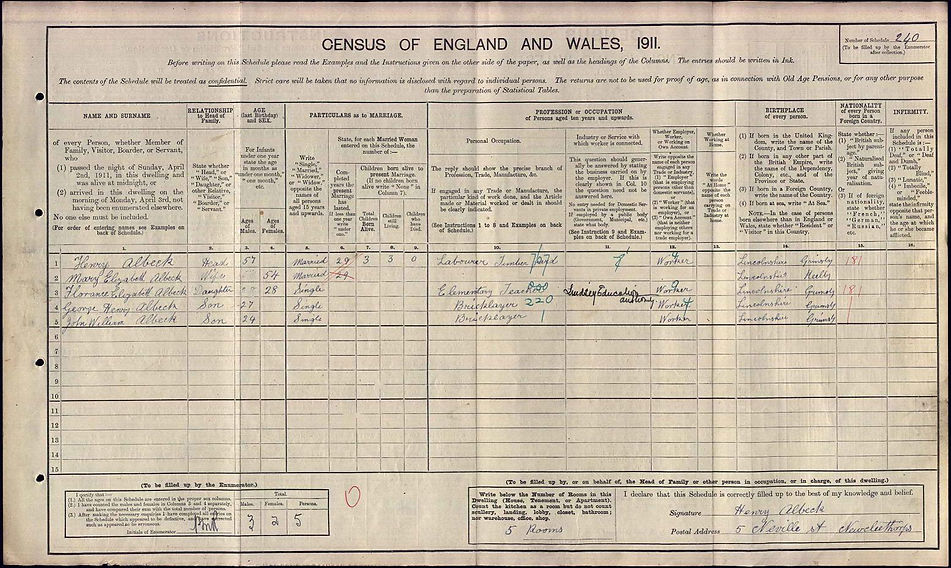 Henry Albeck - 1911 Census Image (Edit).jpeg