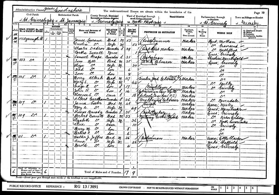 Henry Albeck - 1901 Census Image (Edit).jpg