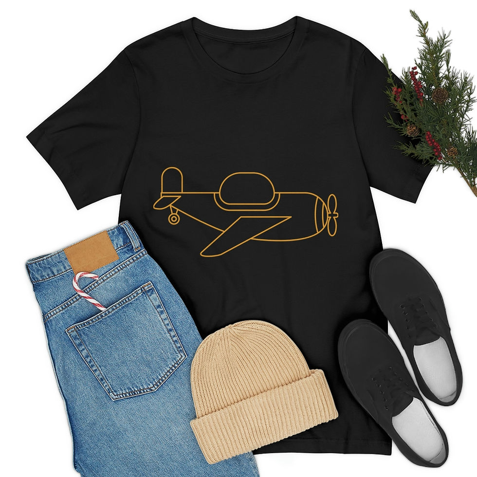Thumbnail: Airplane Unisex Jersey Short Sleeve Tee
