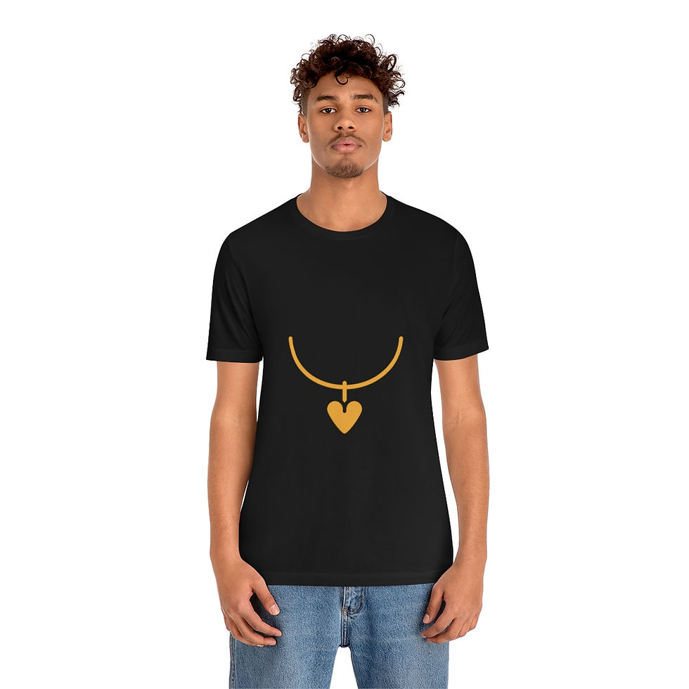 Thumbnail: Necklace Unisex Jersey Short Sleeve Tee