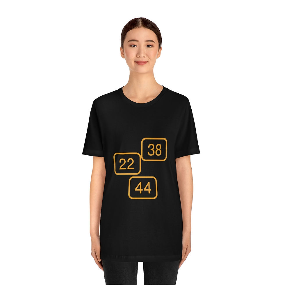 Thumbnail: Numbers Unisex Jersey Short Sleeve Tee