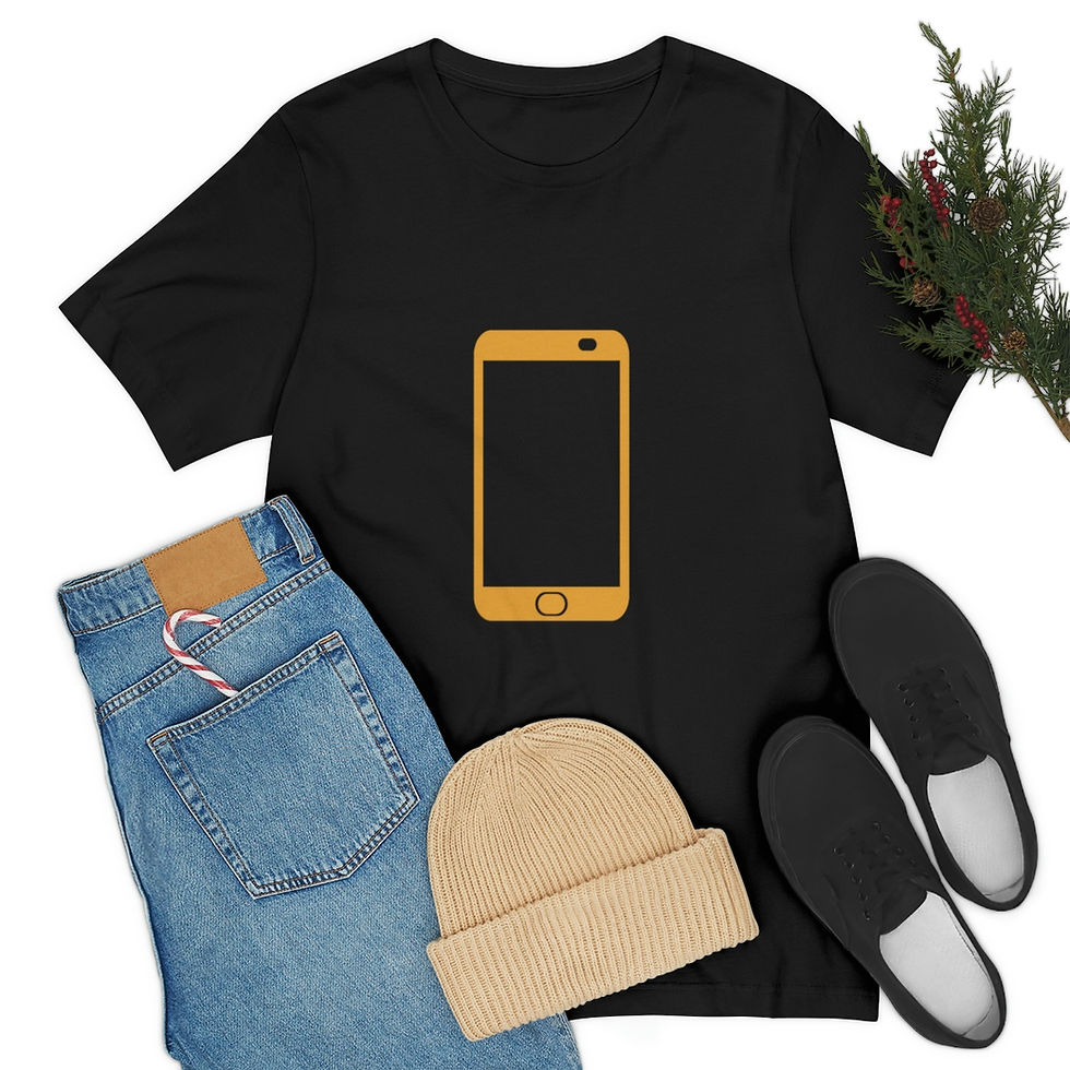 Thumbnail: Phone Call Unisex Jersey Short Sleeve Tee
