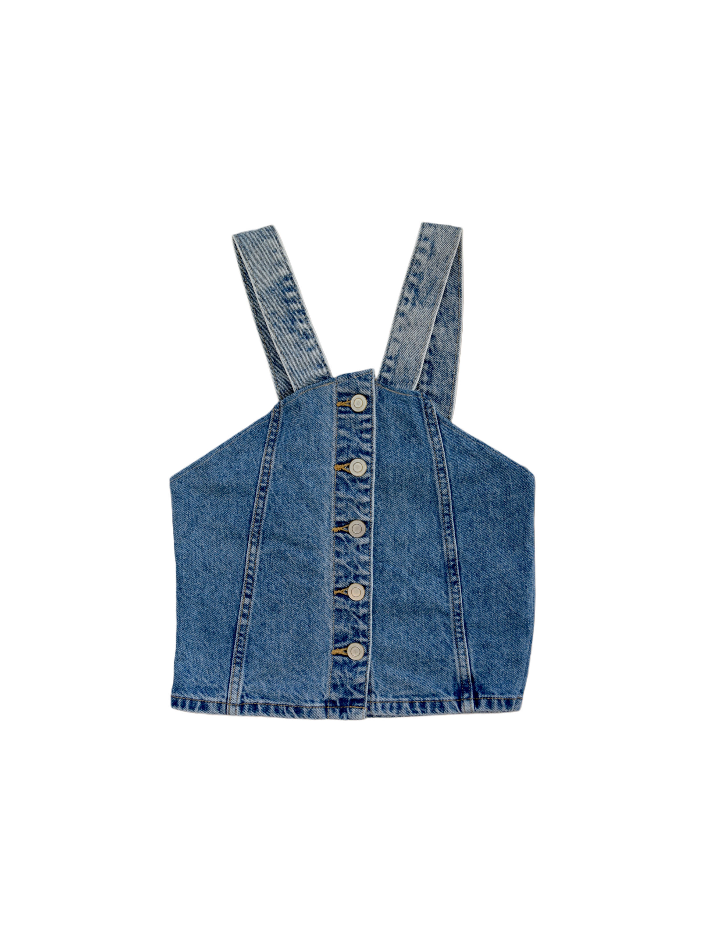 Denim Corset Top