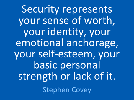 Emotional and Financial Security: What I've Learned