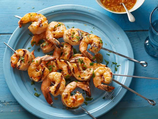 Grilled Shrimp Seafood Table Spice Lollipops