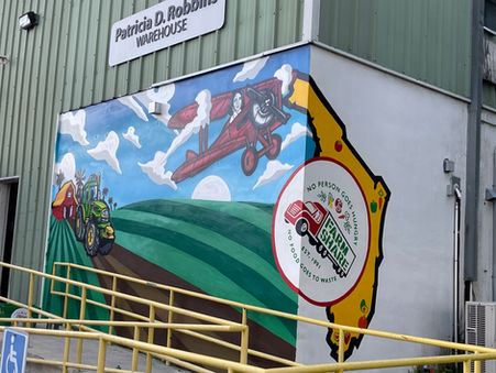 Founder Flyby Mural at Farm Share
