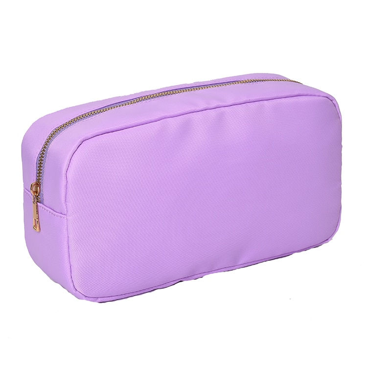 섬네일: Embroidery Patch Toiletry Pouch Waterproof Storage Travel Makeup Bag Organizer