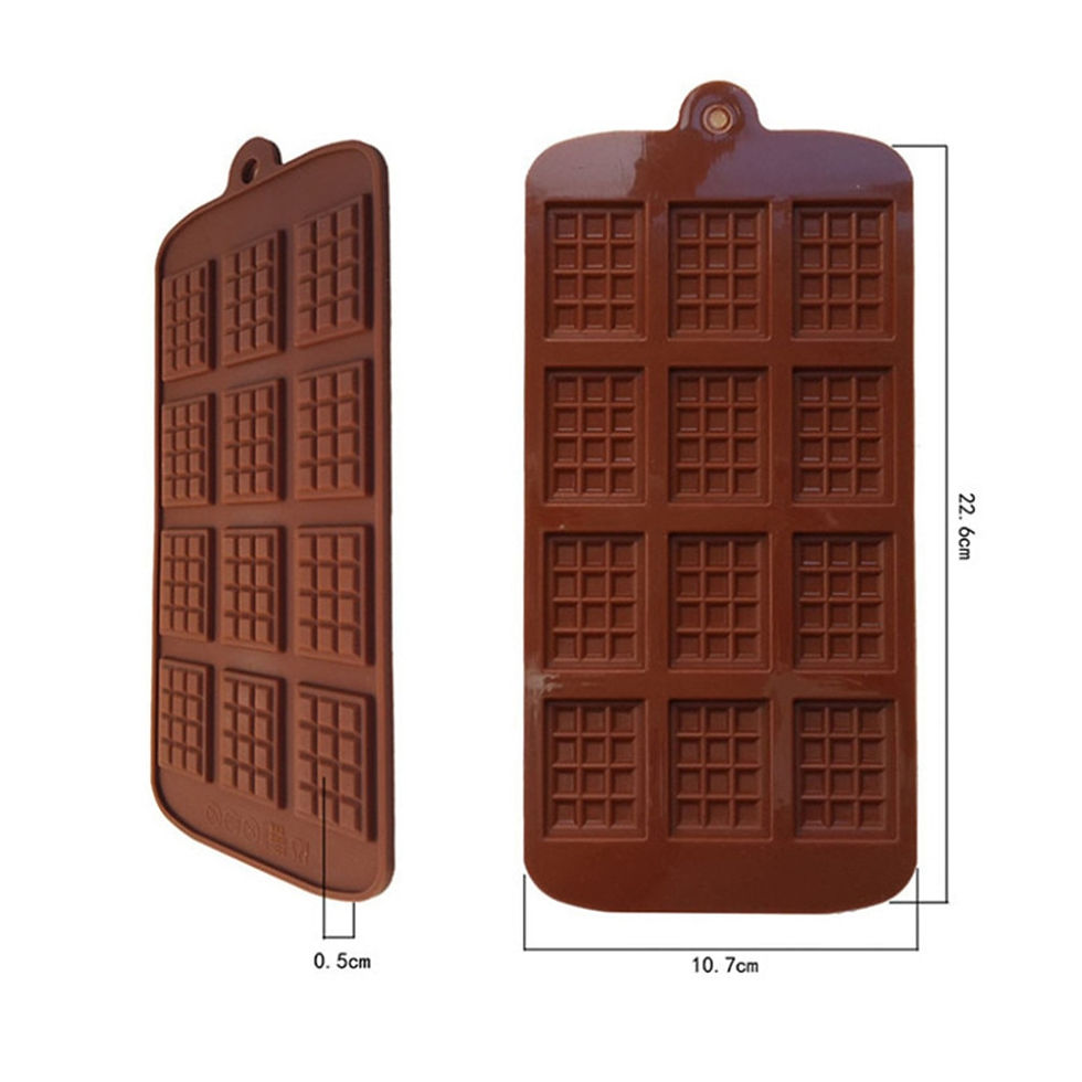 Miniature : Cute Cake Mold Chocolate Six Spoons Silicone Baking Cake Decorating Topper Candy