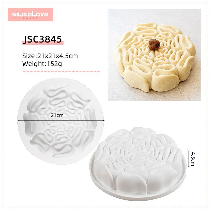 섬네일: 29 Hot Silicone Pastry Mold Baking Mousse Cake Mold  Pan Desserts Tools