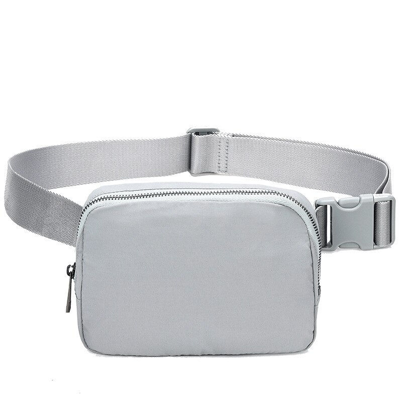 Thumbnail: Vegan Packs Canvas Waist Bags Outdoor Sports Gym Bags Versatile Travel Pouch 