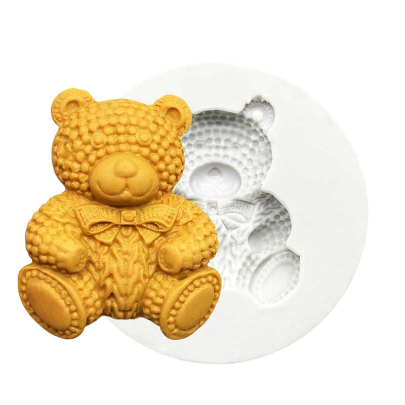 Miniatura: Bear Silicone Sugarcraft Mold Resin Tools Cupcake Baking Mould Fondant