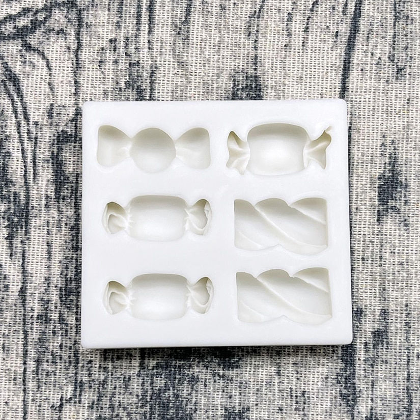 サムネイル： Candy Shape Silicone Sugarcraft Mold Resin Tools Cupcake Baking Mould Fondant 
