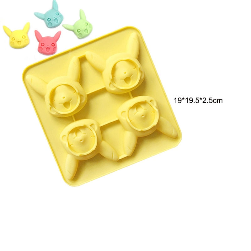 Thumbnail: Cartoon Silicone Mold Baking Stitch Bear Chocolate Soap Mould Tool 