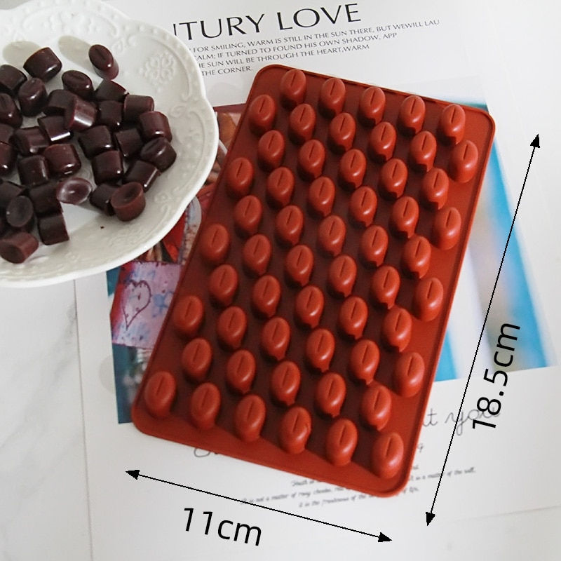 Thumbnail: 55 Grids Silicone Chocolate Mold Cake Baking Mould  Candle Molds Fondant