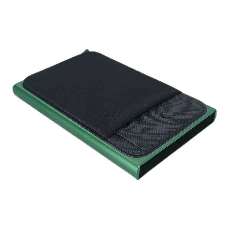 섬네일: Aluminum Wallet Elasticity Back Pouch ID Credit Card Holder Mini RFID Wallet 