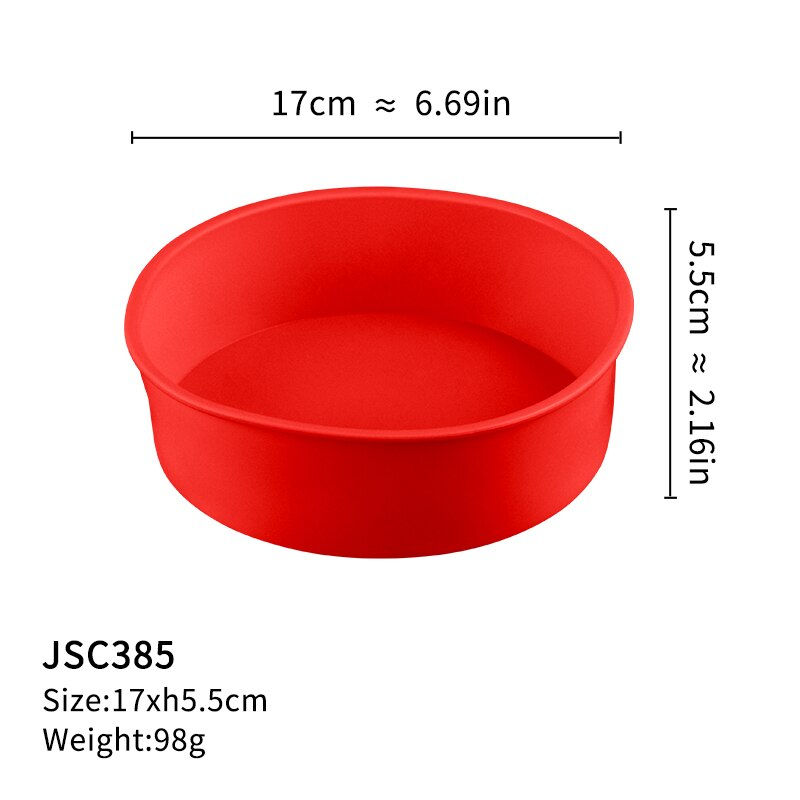 Miniature : 4 5 6 7 8 9 Inch Round Cake Mold Silicone Cakes Pan Baking Forms Pastry Mold