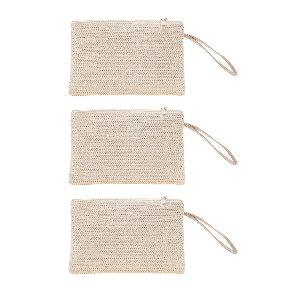 섬네일: Solid Wristlet Bag Handbags Purse Daily Money Coin Phone Card Bag