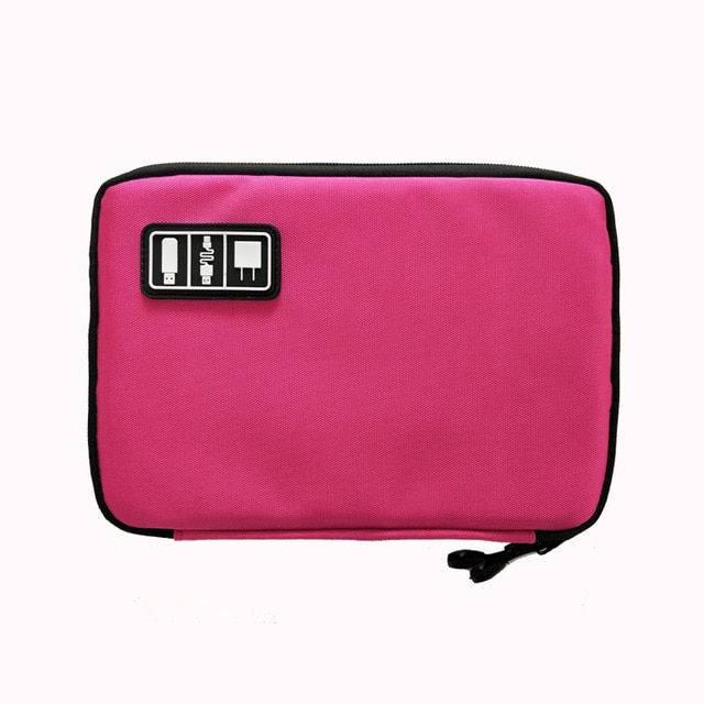 섬네일: Gadget Organizer USB Cable Storage Bag Travel Digital Electronic Accessories